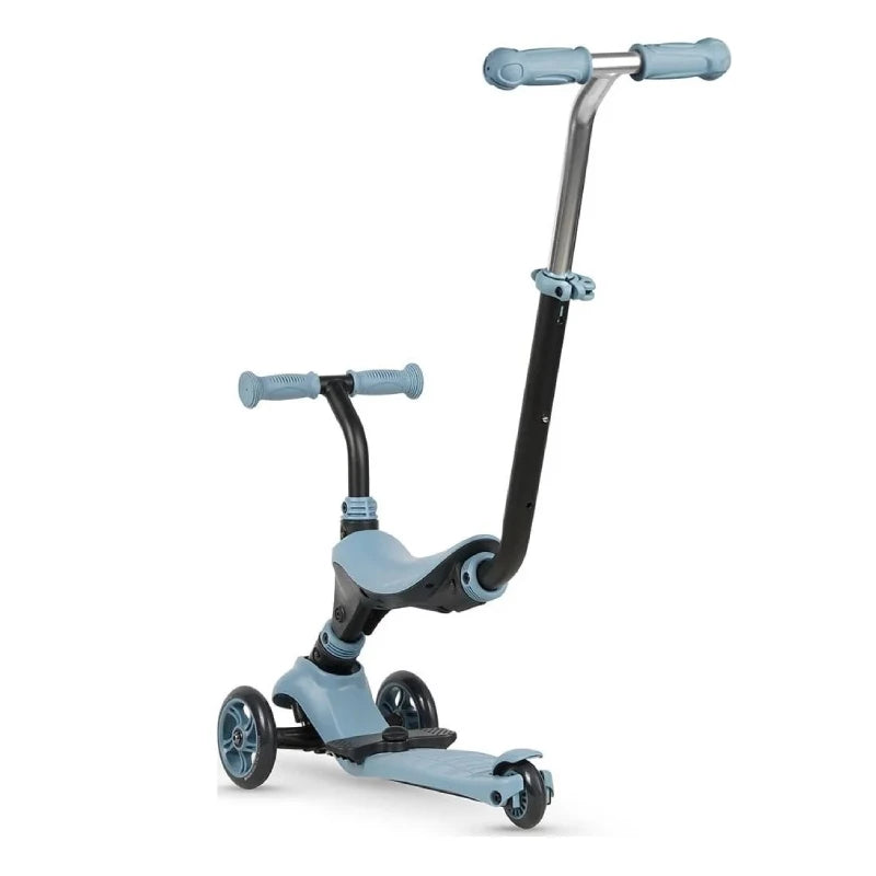 Qplay Sema 3in1 Scooter – Blue, Ride-On to Kick Scooter