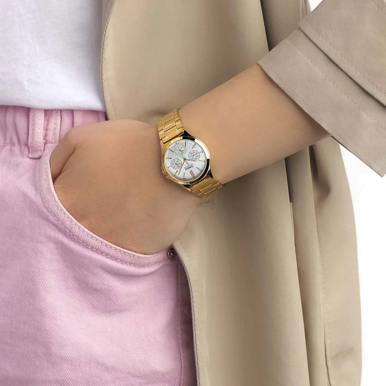 Casio woman watch LTP-V300G-7A