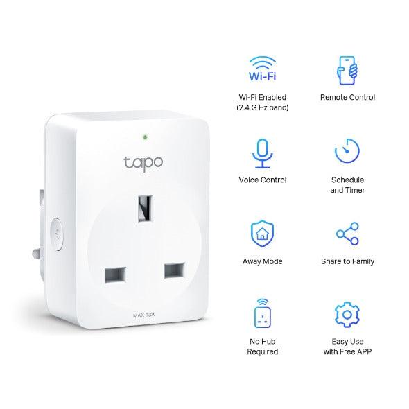 TP-Link Tapo Mini Smart Wi-Fi Socket - White