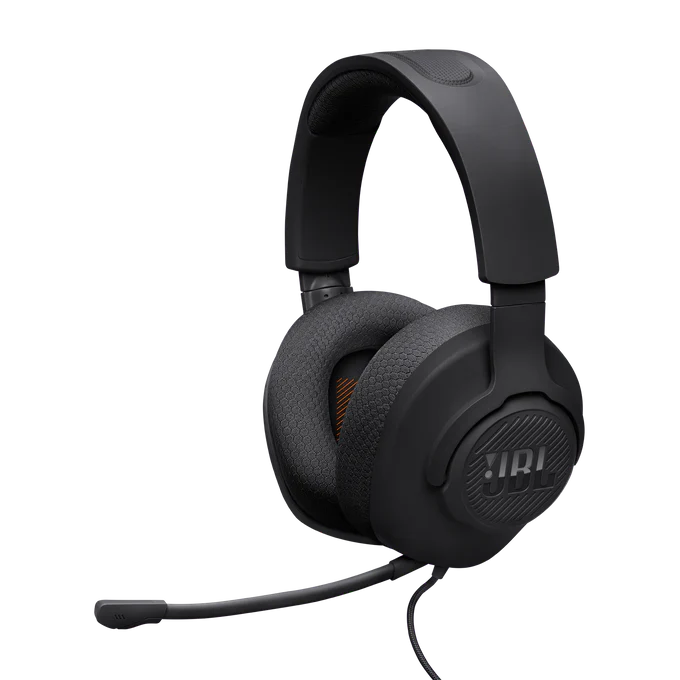 JBL Quantum 100M2 Wired Gaming Headset - Multi-Platform Compatible with Detachable Mic