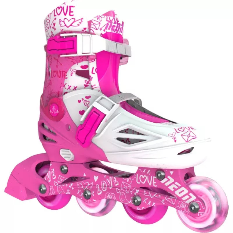 Yvolution Roller Skates - Pink Color for Kids and Teens