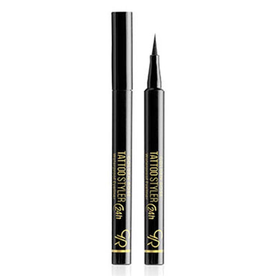 Golden Rose Tattoo Eyeliner – Waterproof Black, 24hr Wear