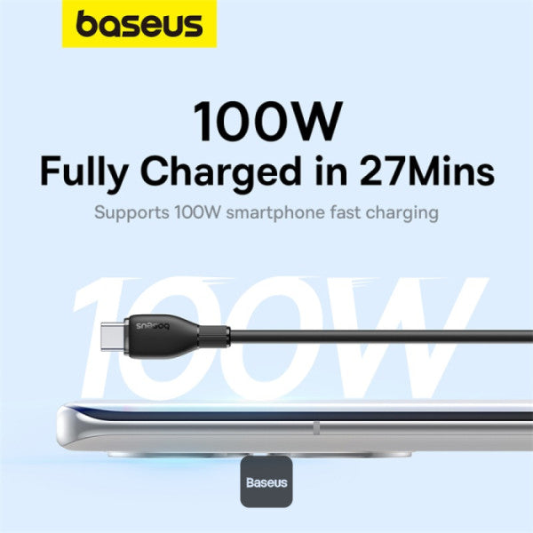 Baseus Pudding Series Fast Charging Cable USB-A to Type-C 100W 6A 1.2m