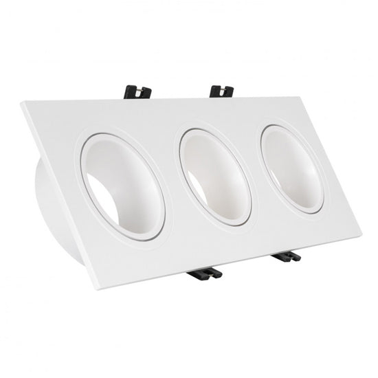 Triple White Plastic Spot Frame 25.29.32.9cm Vetro VE-0047