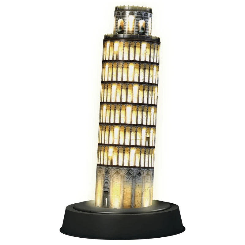 Ravensburger | 3D Puzzle - Tower of Pisa Night Edition