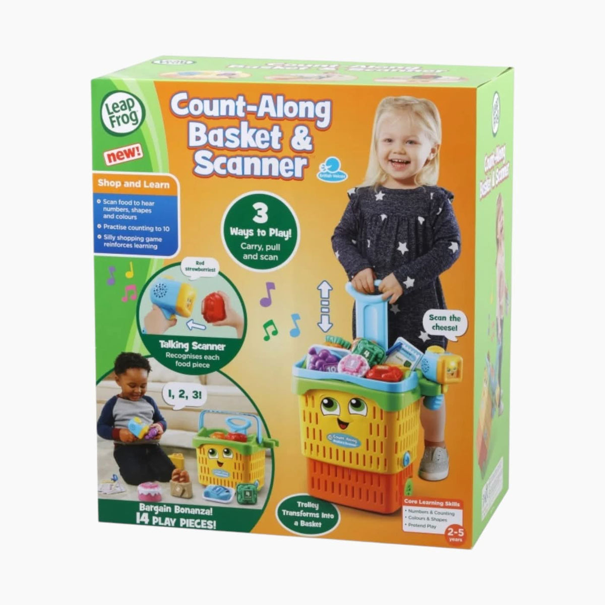 VTech Leapfrog Count-Along Basket & Scanner Toy