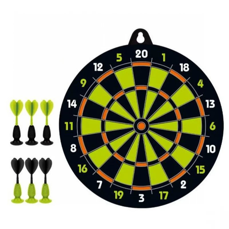 Aojie Sport 12" Dartboard Set with 6 Darts for Kids