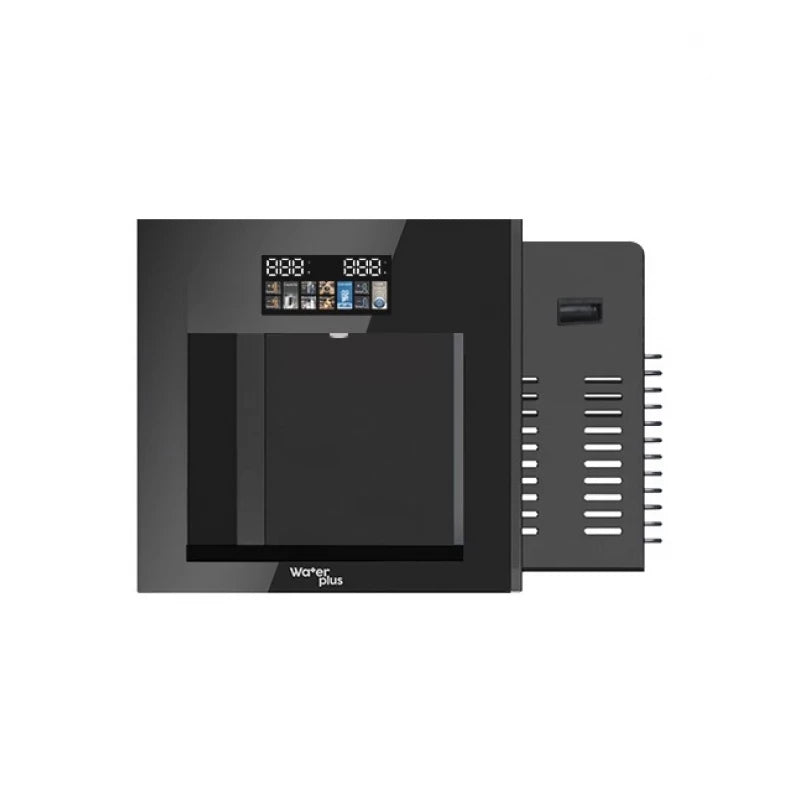 WaterPlus Built-in Digital Water Cooler with Black Glass Panel & Full Temperature Control – B2024-D