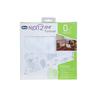 Chicco Next2Me Forever Grey Sheep 3 Piece Baby Bedding Set