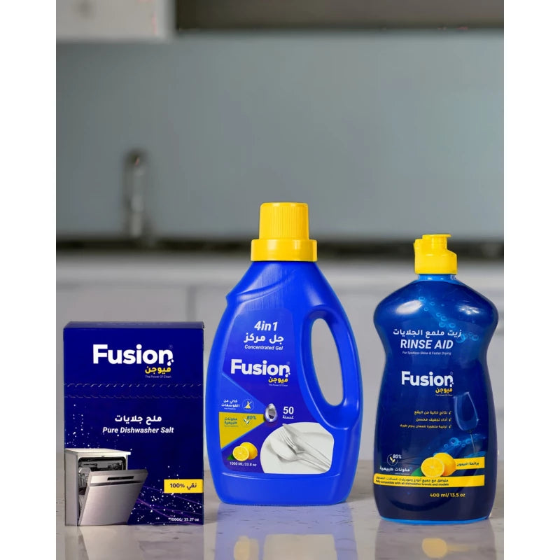 Fusion Complete – Dishwasher Care Pack with Gel & Salt
