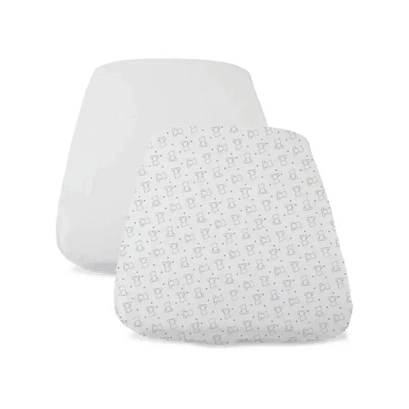 طقم شرشف سرير Chicco Next2Me 4Ever – قطعتين، قطن ناعم