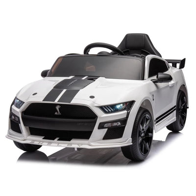 Ford Mustang Shelby GT500 Kids Ride-On Car – 12V White