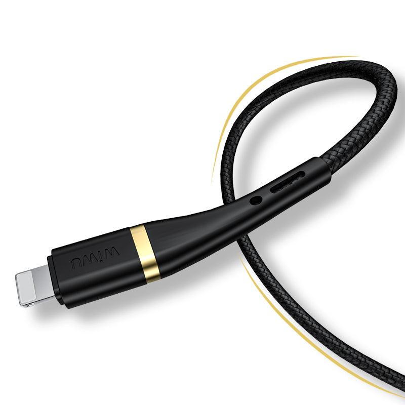 WIWU Elite Data Cable 3 in 1 - Lightning+Type-C+Micro - Black