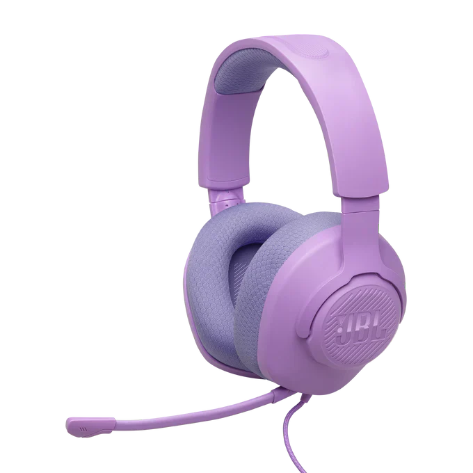 JBL Quantum 100M2 Wired Gaming Headset - Multi-Platform Compatible with Detachable Mic