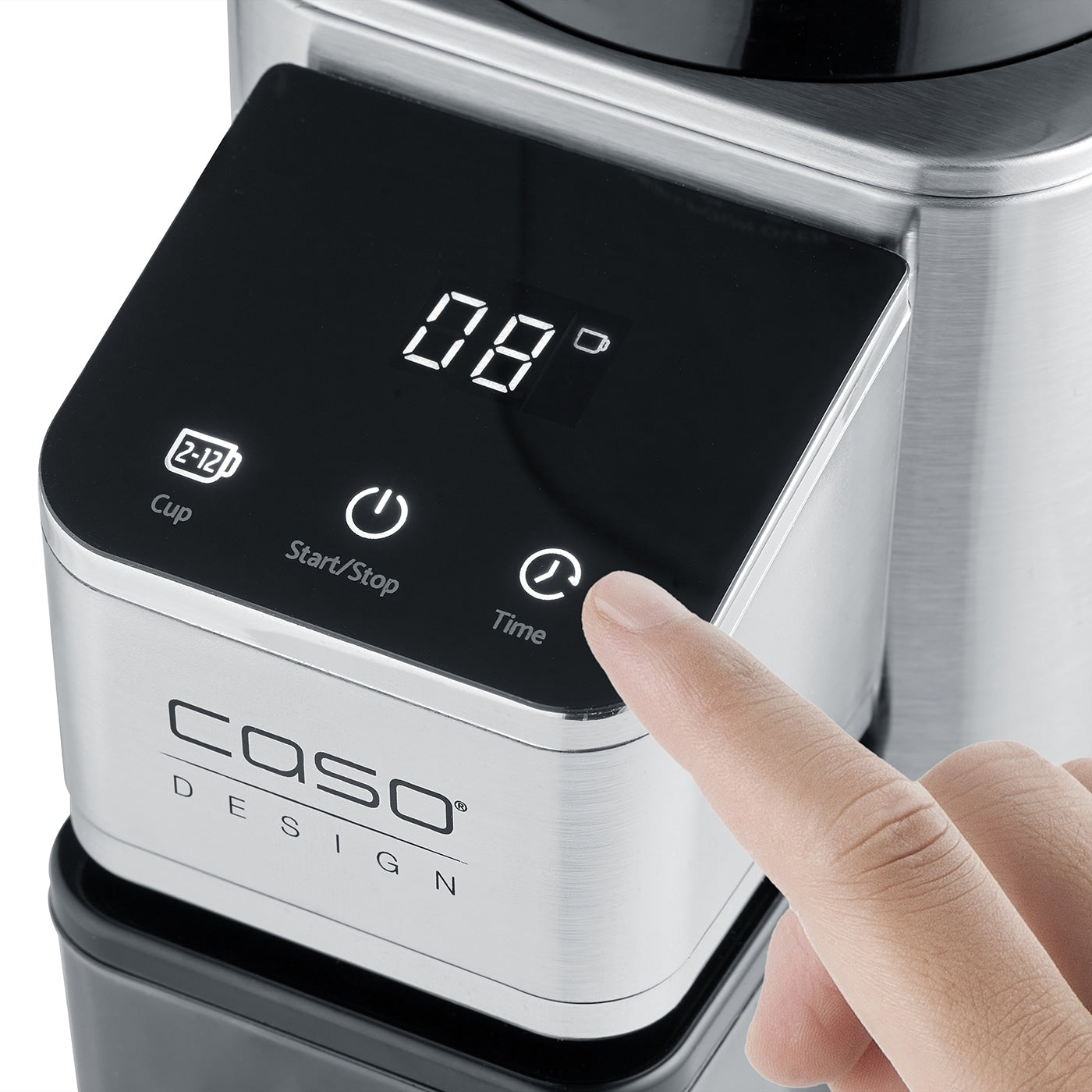 Caso Baristachef Electric Coffee Grinder With Digital Screen 150W