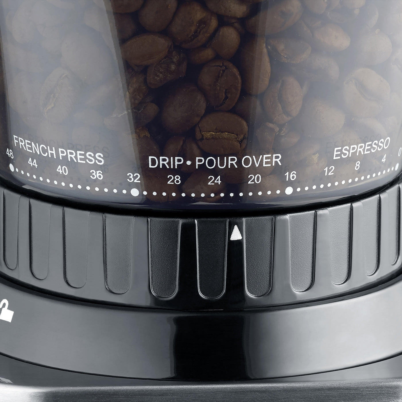 Caso Baristachef Electric Coffee Grinder With Digital Screen 150W