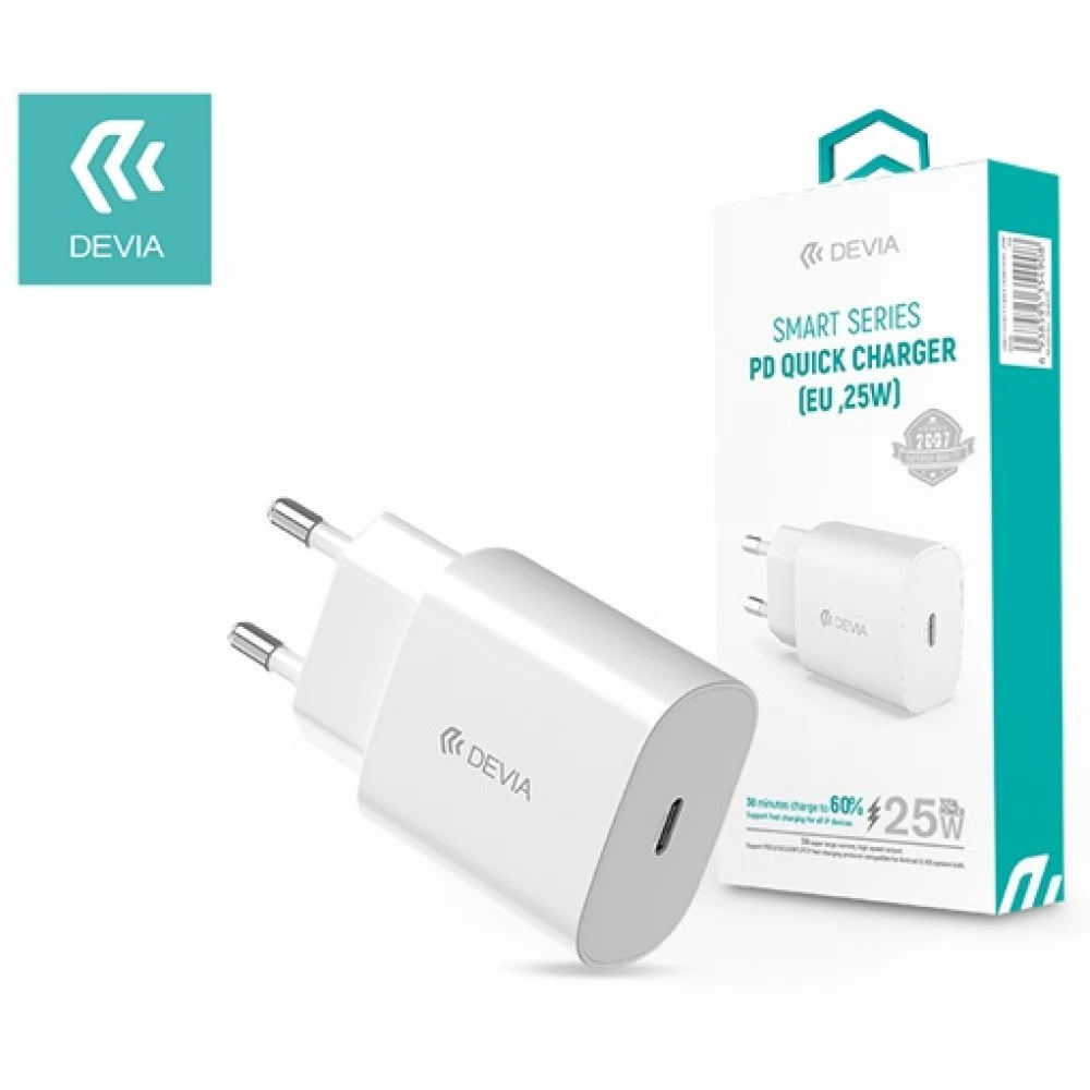 Devia Smart Series PD Quick Charger EU 25W - White