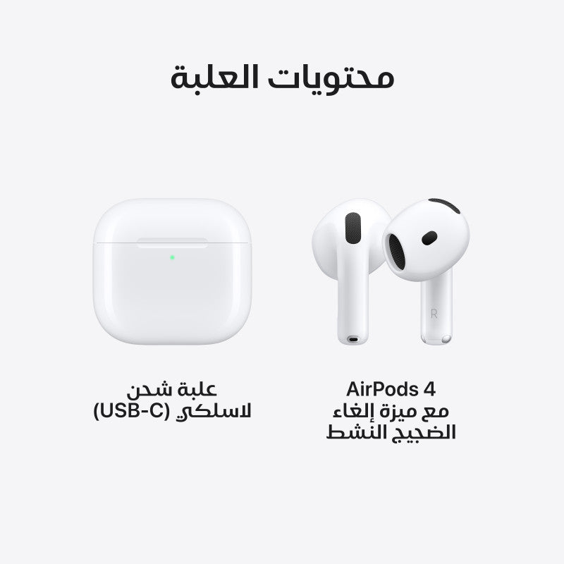 Apple AirPods 4 – Crisp Sound & All-Day Comfort