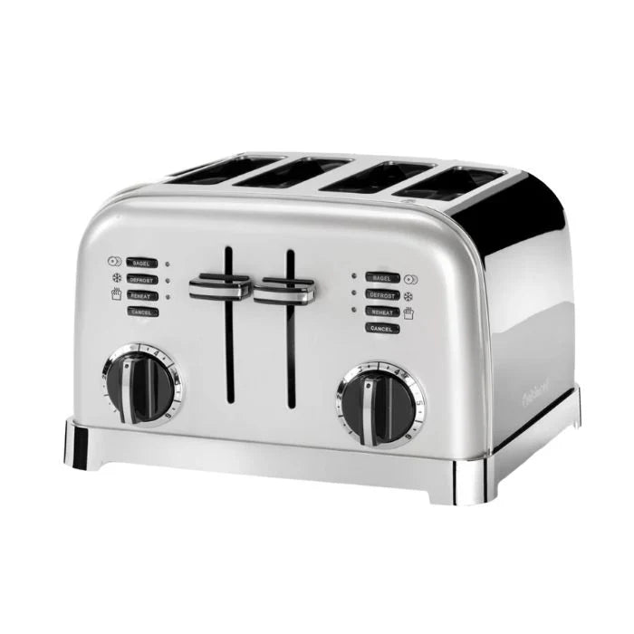 CUISINART 4 Slice Toaster 1800W CPT180SE | Pearl Silver Toaster
