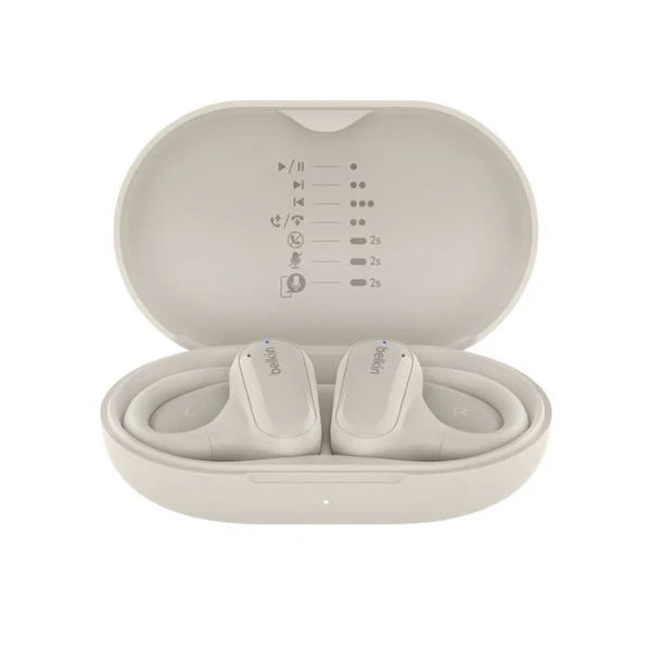 Belkin Open-Ear Wireless Earbuds - SoundForm ClearFit with 26H Battery Life
