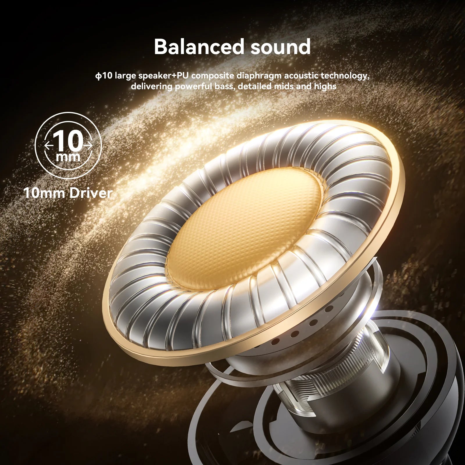 JOYROOM JR-BB3 Wireless Earbuds | 30H Playtime & Clear Sound