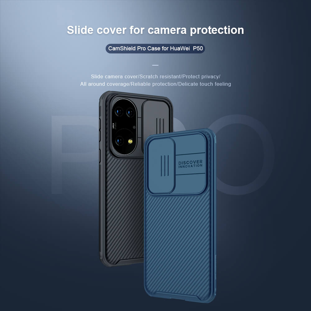 Nillkin CamShield Pro cover case for Huawei P50, P50E