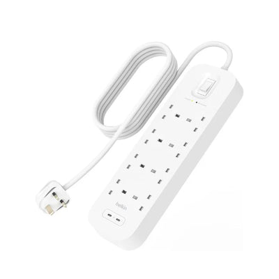 Belkin Surge Protector with 2 USB-C Ports (8 Outlet with 2 USB-C)