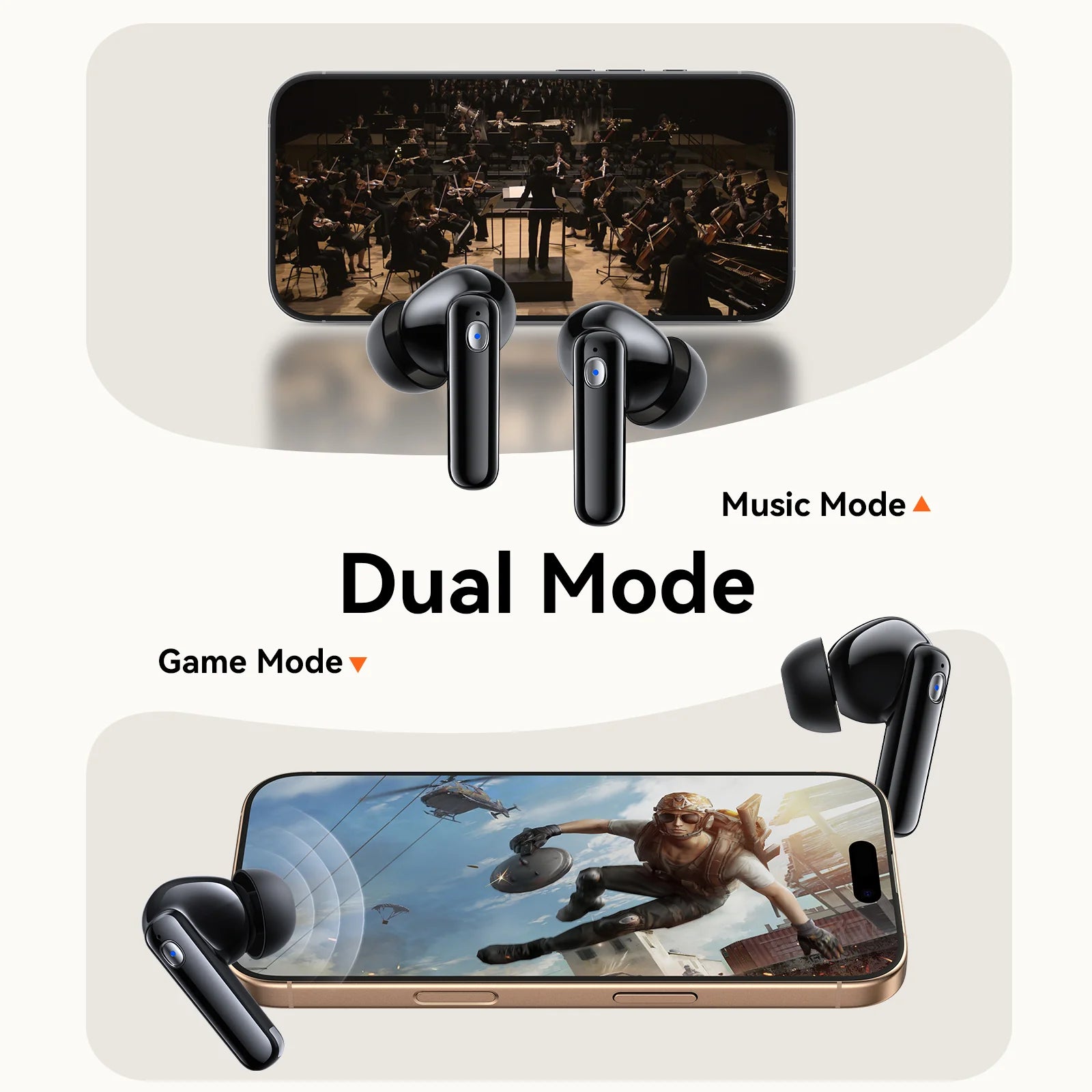 JOYROOM JR-BB3 Wireless Earbuds | 30H Playtime & Clear Sound