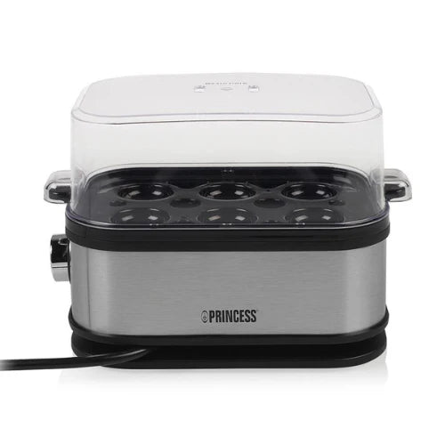 Princess  Egg Boiler - Stainless Steel Cook 1-6 Eggs Perfectly