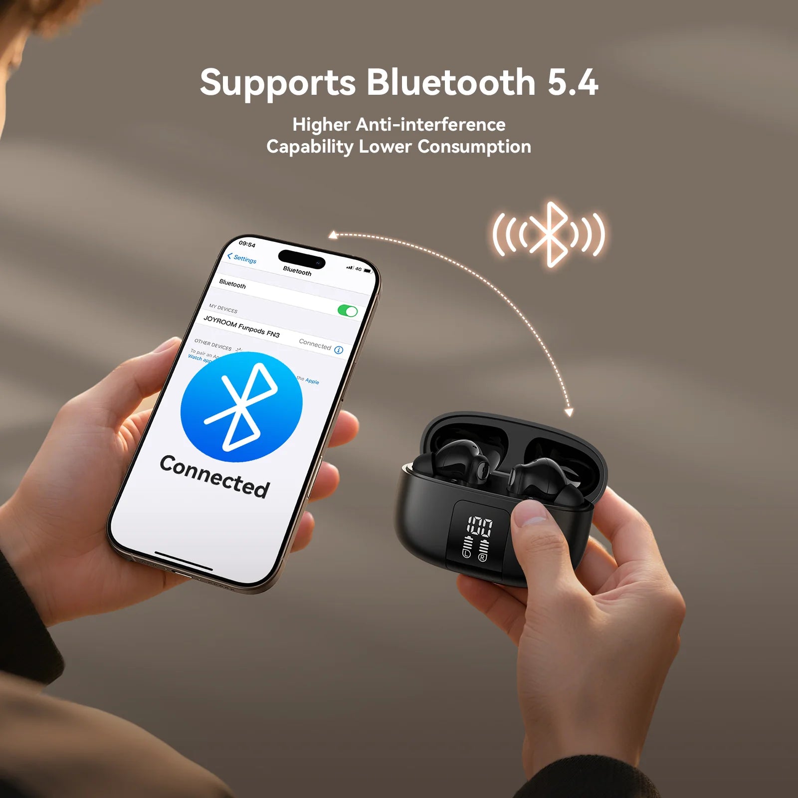 JOYROOM JR-FN3 TWS Earbuds with Noise Cancellation