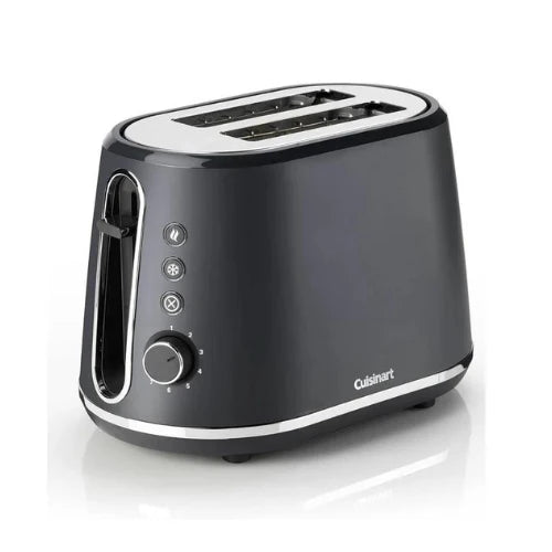 Cuisinart 2 Slice Toaster Black 1000W CPT780E - New Neutrals Collection