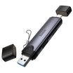 HOCO HB56 Victory 3-in-1 USB & Type-C Card Reader with OTG – 5Gbps