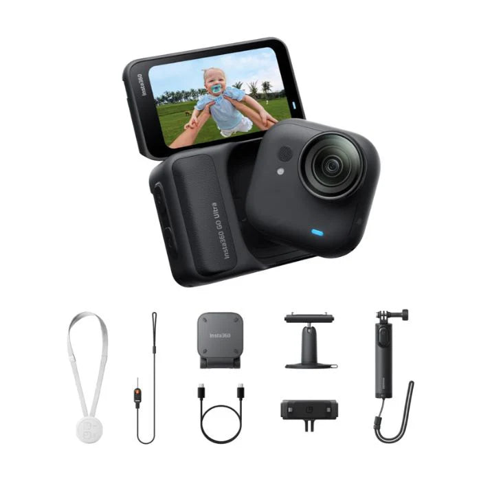 كاميرا Insta360 GO Ultra صغيرة الحجم