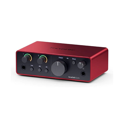 Focusrite Scarlett Solo 4th Gen - Studio-Quality Audio Interface