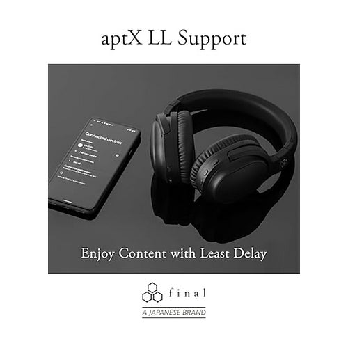 Final UX3000 Bluetooth Headphones - Hi-Fi Sound & Noise Cancelling