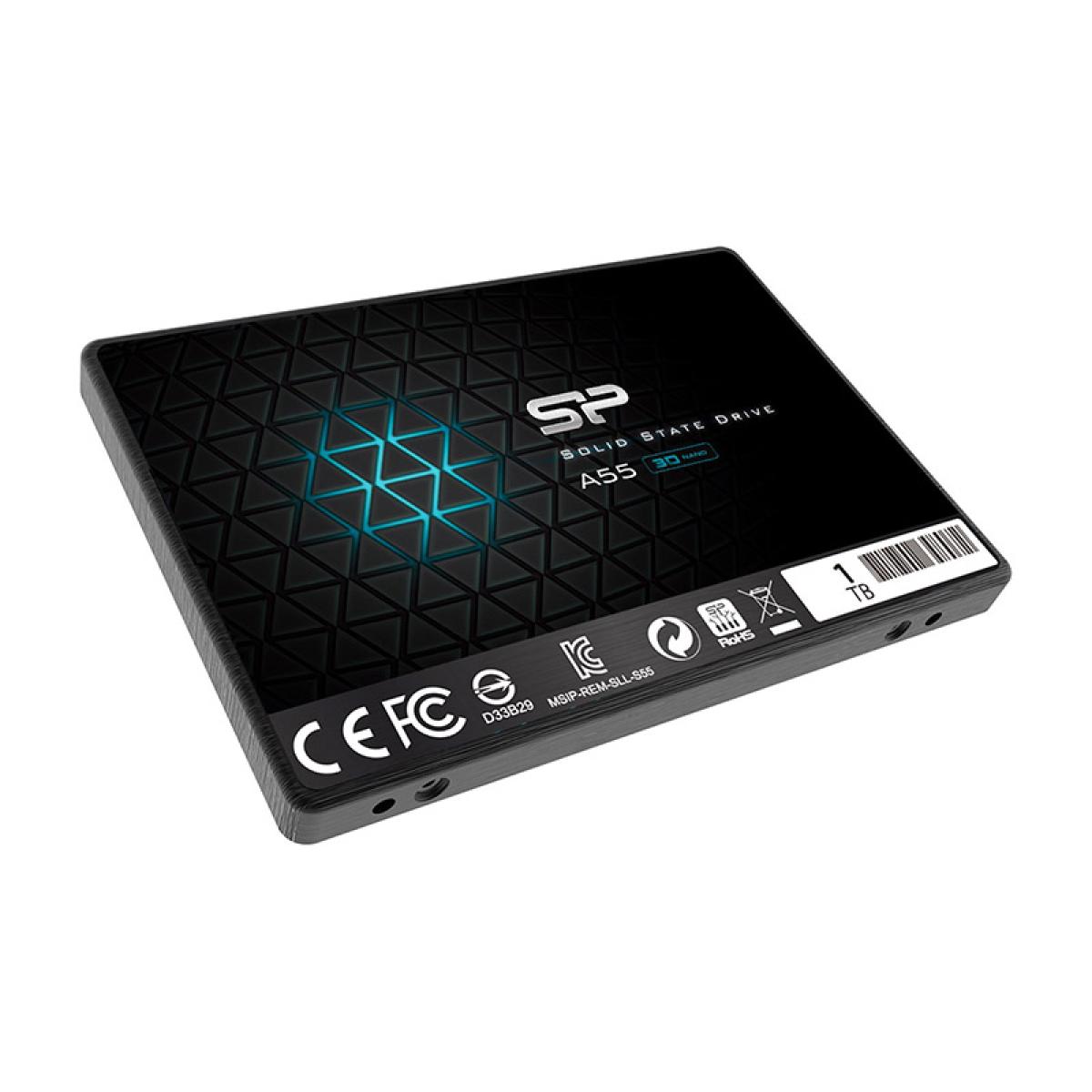 Silicon Power SSD 3D NAND 1TB Exceptional Performance - Black