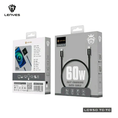 Lenyes LC950 TC-TC Cable – Type-C to Type-C Fast Charging