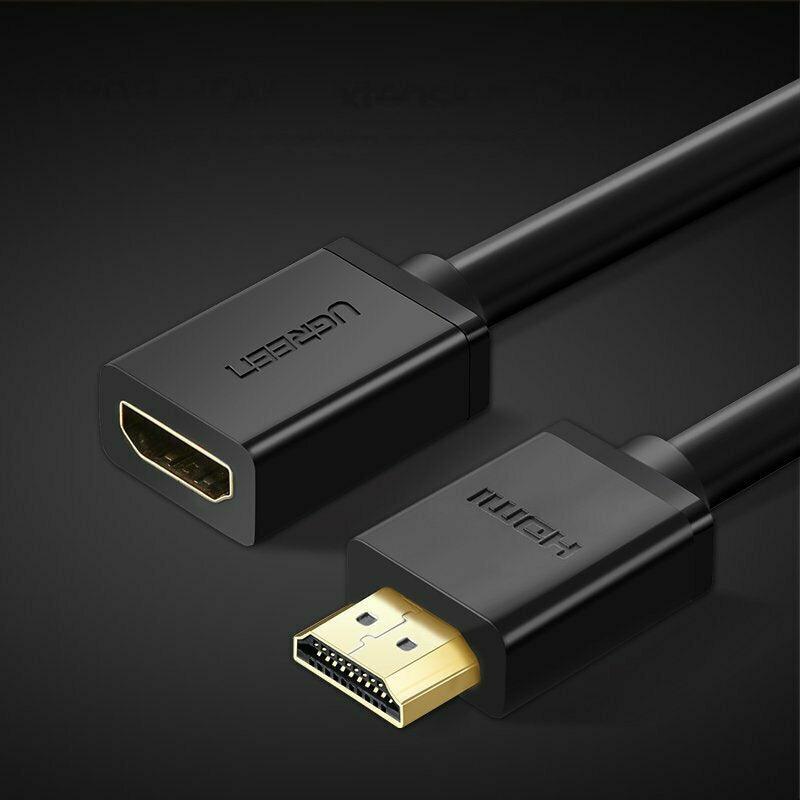 UGREEN HDMI Male to Female Cable 0.5m (Black)