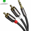 UGREEN 3.5mm Male to 2RCA Male Cable 1.5m - Black