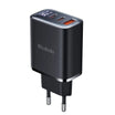 Mcdodo 30W Wall Charger with Retractable Cable & Display - Black