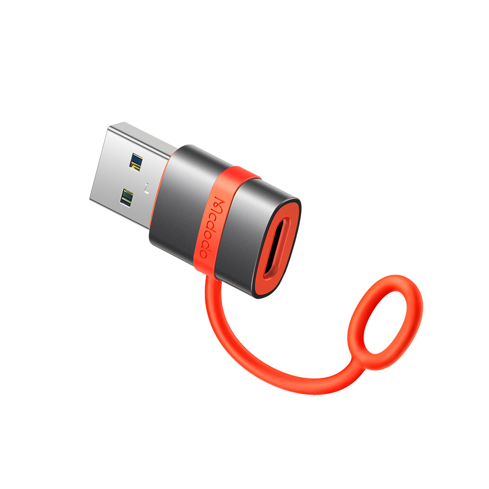 MCDODO USB C to USB A Adapter with Silicone Hook Fast USB 3.0 Transfer