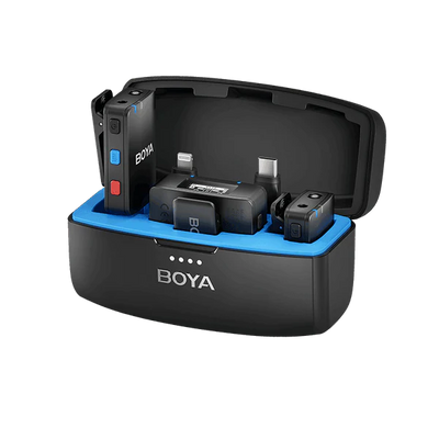 BOYA MIC - Wireless Mic with Onboard Recording for Pro Audio