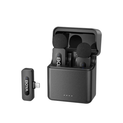 BOYA BY-V3 Lightning Wireless Microphone 100m Range | iPhone Compatible