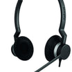 Jabra BIZ 2300 QD Duo Headset – Binaural, Noise-Canceling Mic, 360° FreeSpin Boom, Wideband | Office