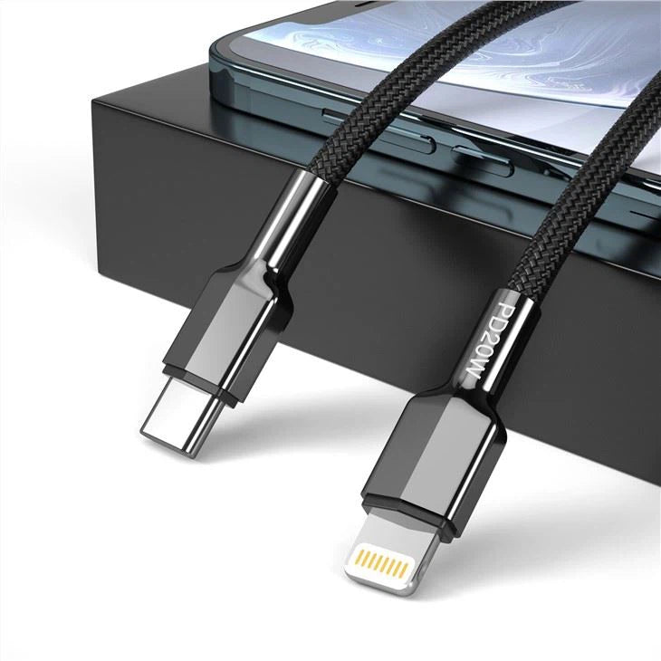 كابل شحن سريع 20W PD Type-C إلى Lightning أصلي وقوي
