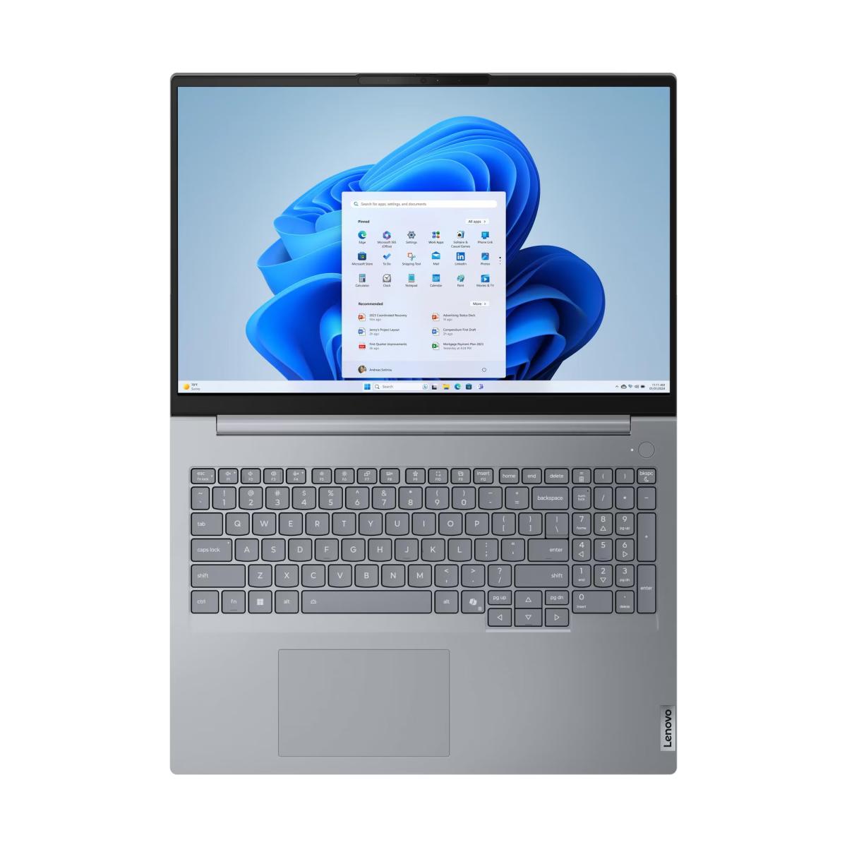 Lenovo ThinkBook 16 G9 IRL, Intel Core 7 240H 5.2GHz 10 Cores, 16GB DDR5, 512GB M.2 SSD, 16" FHD+ IPS 400nits, Wi-Fi 7, w/ 16" Laptop Casual Toploader - 2 Year Warranty - Business Laptop image 2