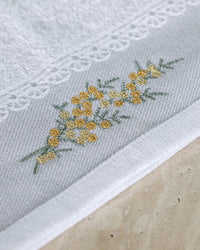 Pansy 2 Pack Hand Towel - Madame Coco JO