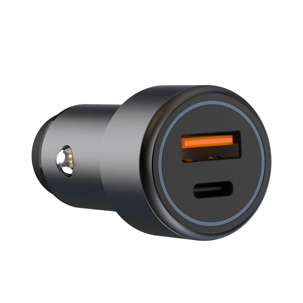 XO CC42 Car Charger PD QC 3.0 38W  1x USB 1x USB-C Double USB