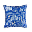 ARMN Azure Embroidered Pillow Cover – Elegant White & Blue