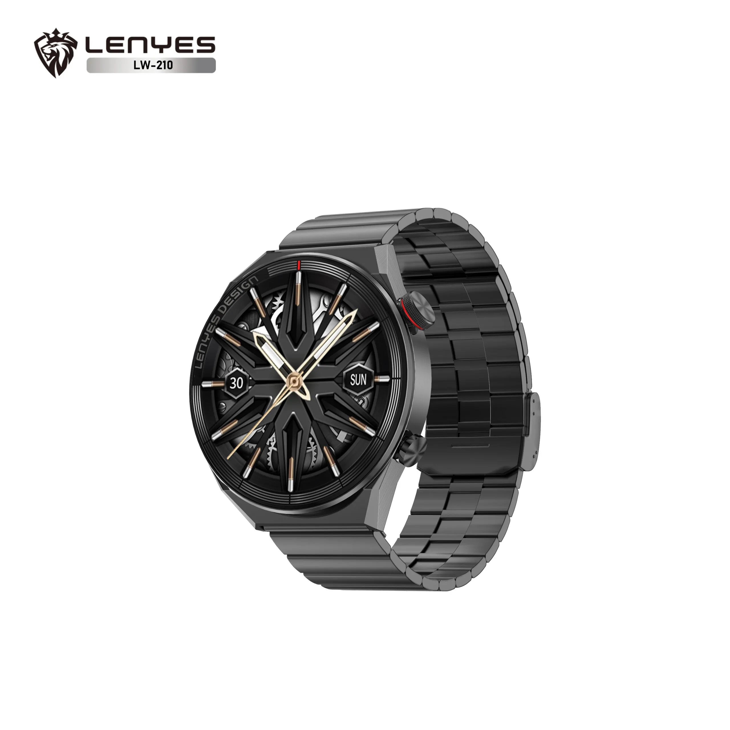 Lenyes Smart Watch 1.46" HD Screen Dual Bluetooth 5.0